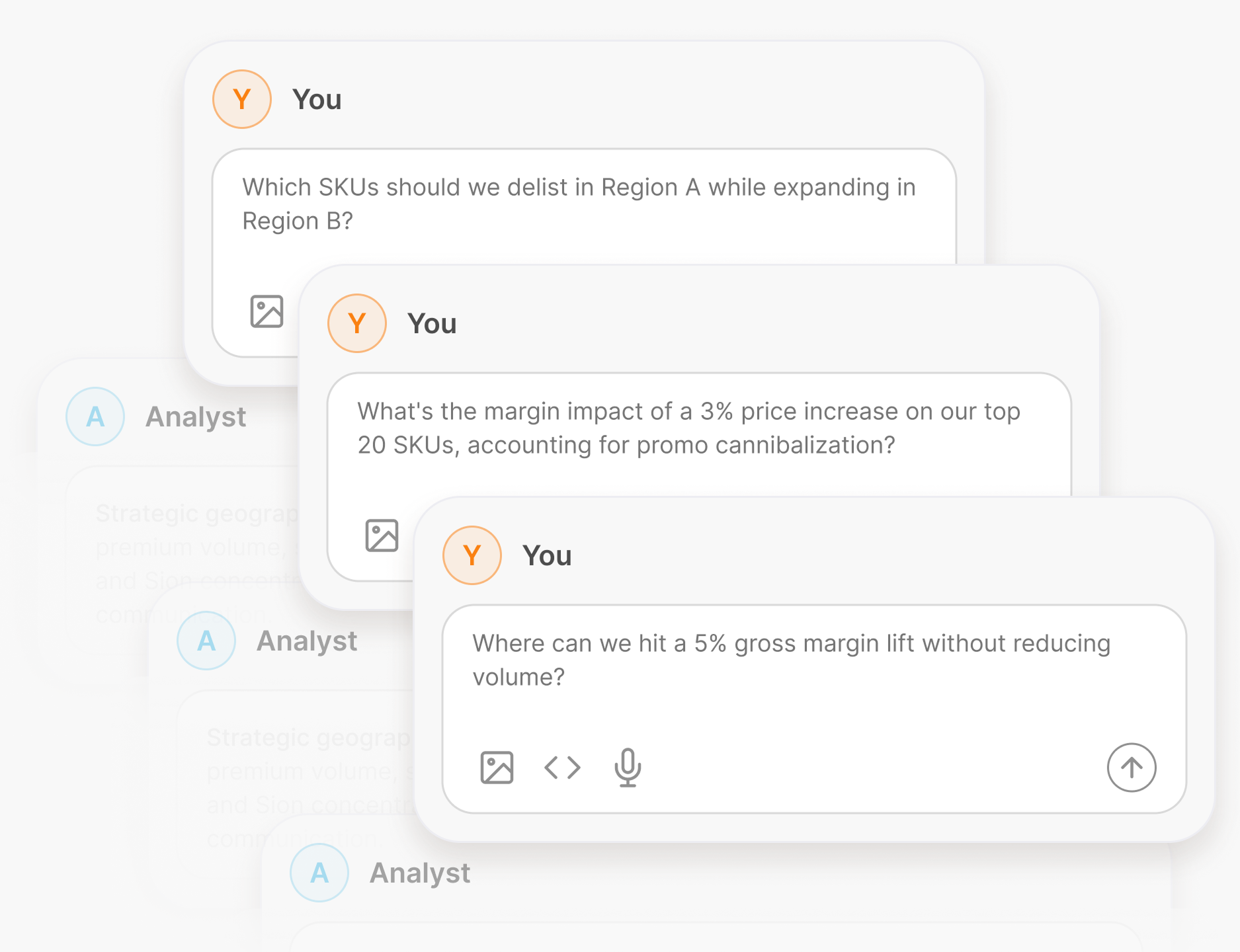 The Category Manager Agent pulls signals across pricing, distribution, trade marketing, and category sell-out. It models the interaction between a price change, an assortment shift, and a promo plan before any of them get committed. You get coordinated commercial moves across regions.